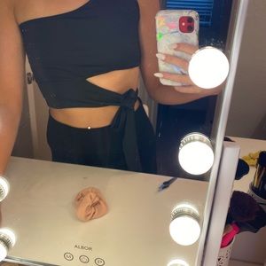 One strap cutout top